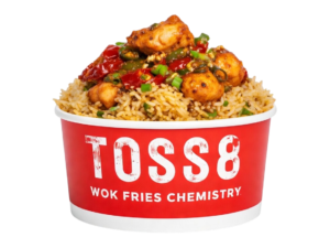 Chicken Chili Dry with Garlic Rice