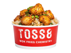 Chicken Manchurian with Garlic Rice