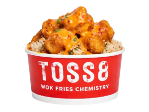 Dynamite Chicken with Garlic Rice